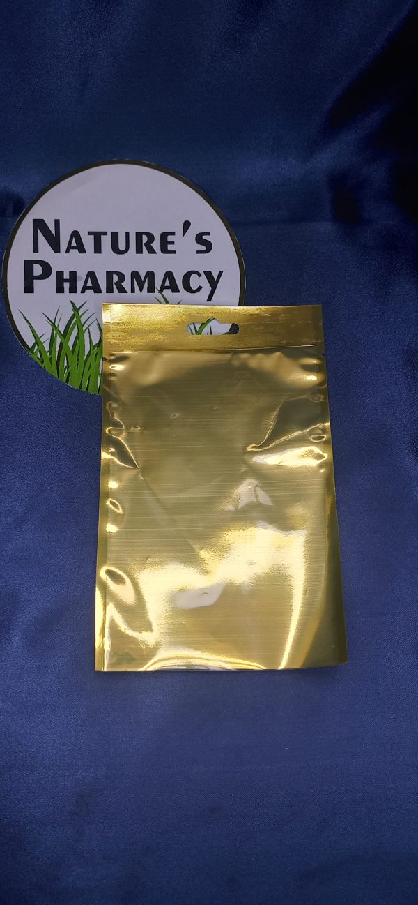 Gold Bottom Sealable Packaging (200mm x 150mm)