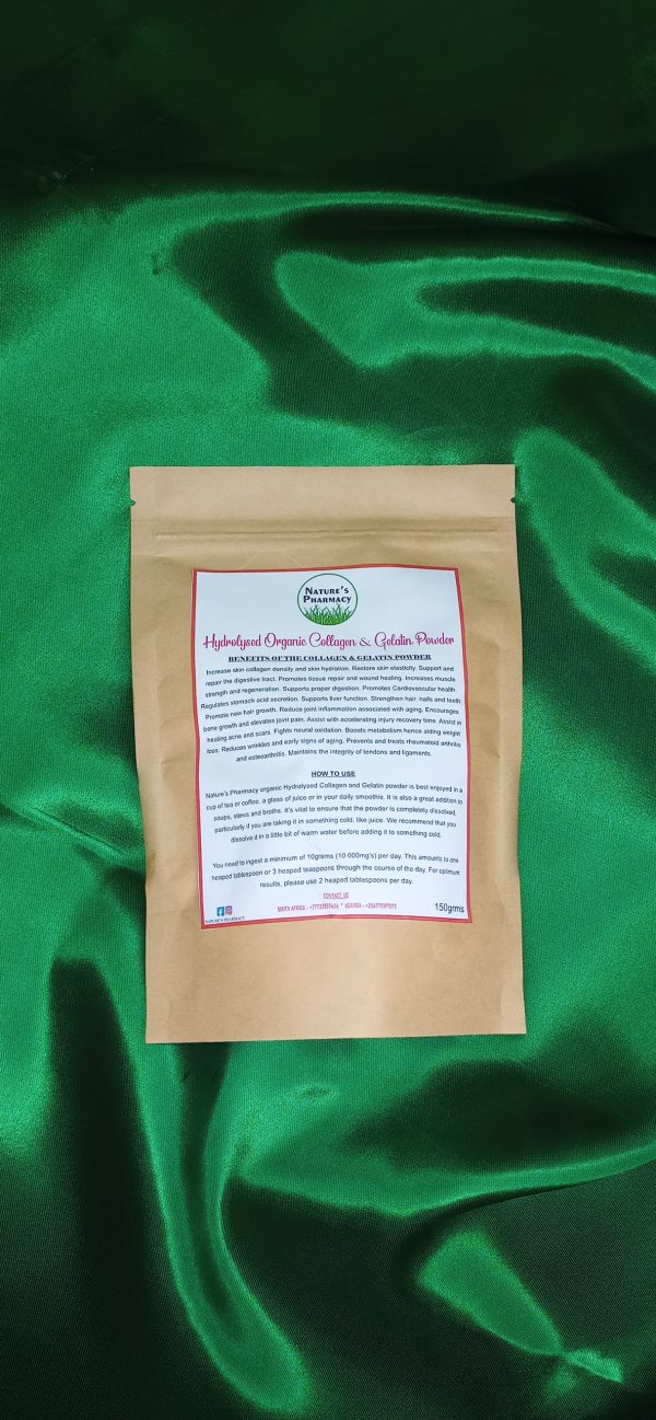 Hydrolyzed Organic Collagen & Gelatin Powder - Image 2