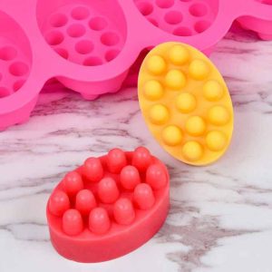 Create stunning Massage soap molds with this soap molds