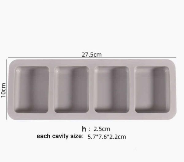 Rectangle Soap Mould - Image 3