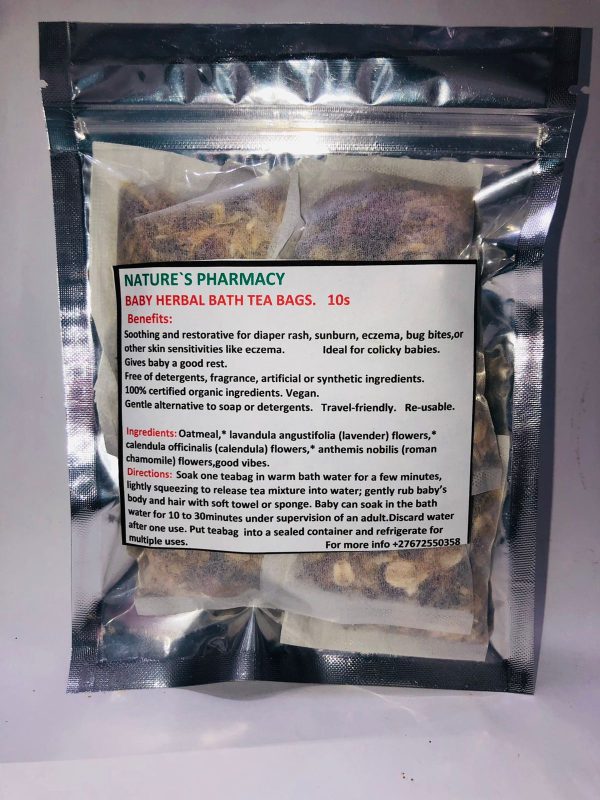 BABY HERBAL BATH TEA BAGS 10s