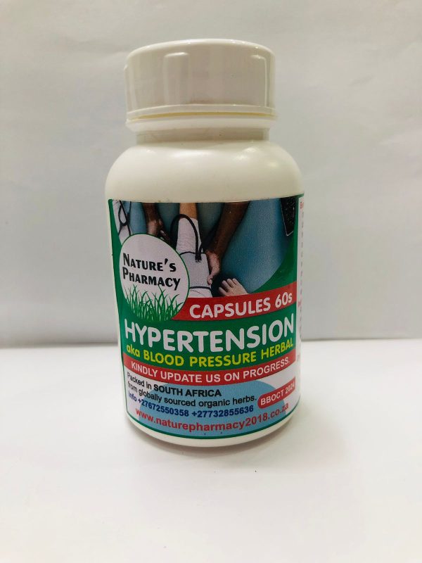 HYPERTENSION AKA BLOOD PRESSURE HERBAL CAPSULES 60s - Image 2