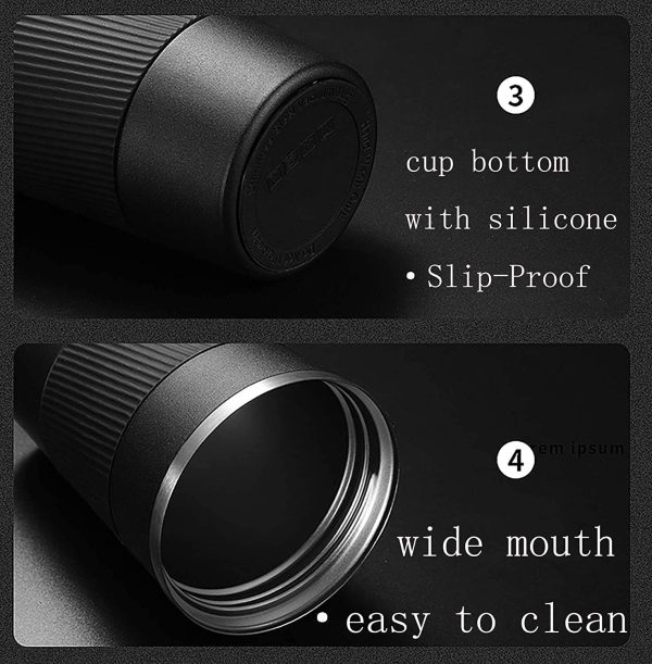 TRAVEL MUG FOR HOT AND COLD DRINKS 500MLS Vacuum cup - Image 4