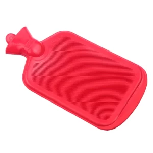 Hot Water Bottle, Natural Rubber -BPA FREE 2LITRES