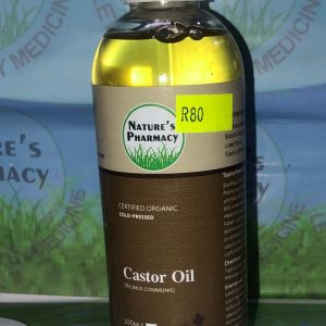 ORGANIC CASTOR OIL  COLD PRESSED HEXANE FREE 250mls