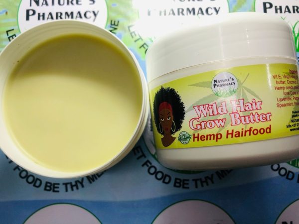 WILD HAIR GROW BUTTER (HEMP HAIR FOOD)  200gms