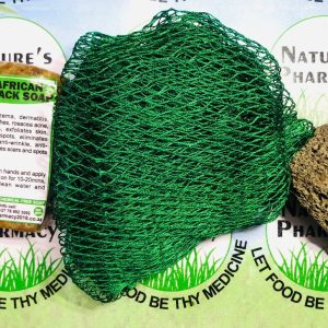 BATH SET (Bath net,African black soap,Lava pumice stone)