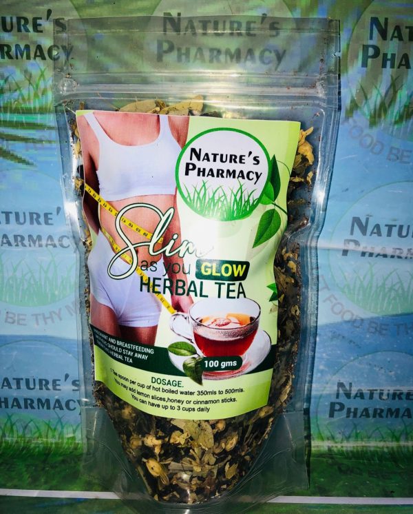 Slim as you glow herbal beauty tea. 100gms loose leaf