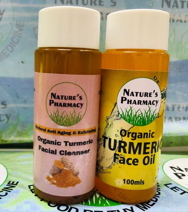 Turmeric face wash +Turmeric Face oil combo