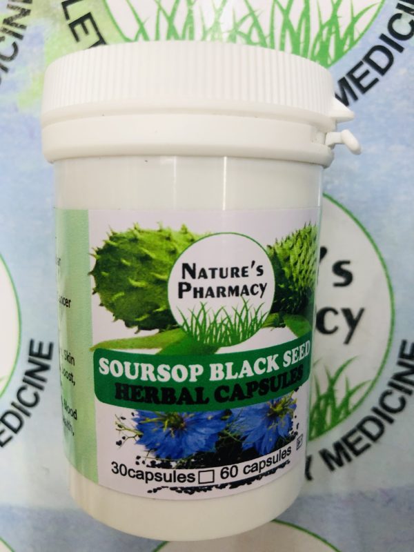 SOURSOP + BLACK SEED CAPSULES (60s)