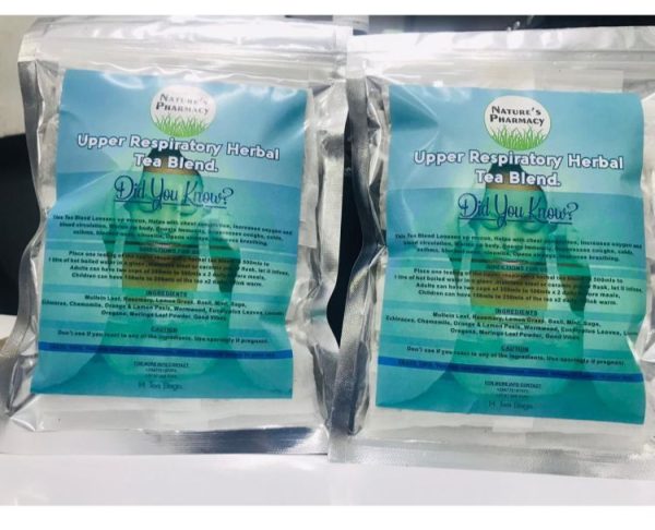 Upper respiratory herbal tea blend