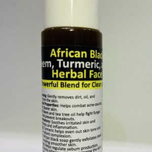 African black soap,Neem,Turmeric + Tea tree face wash 250mls