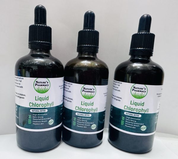 Liquid chlorophyll drops