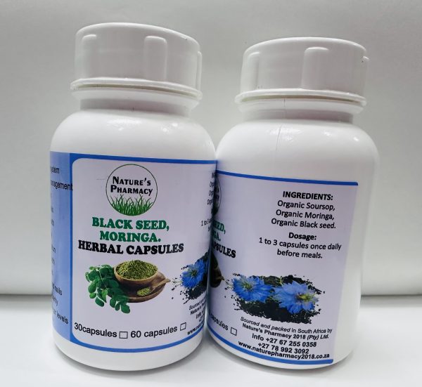 Blackseed Moringa capsules 30s