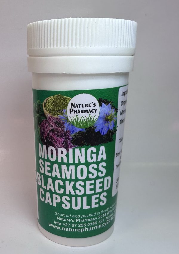 MORINGA + SEAMOSS + BLACK SEED capsules 60s