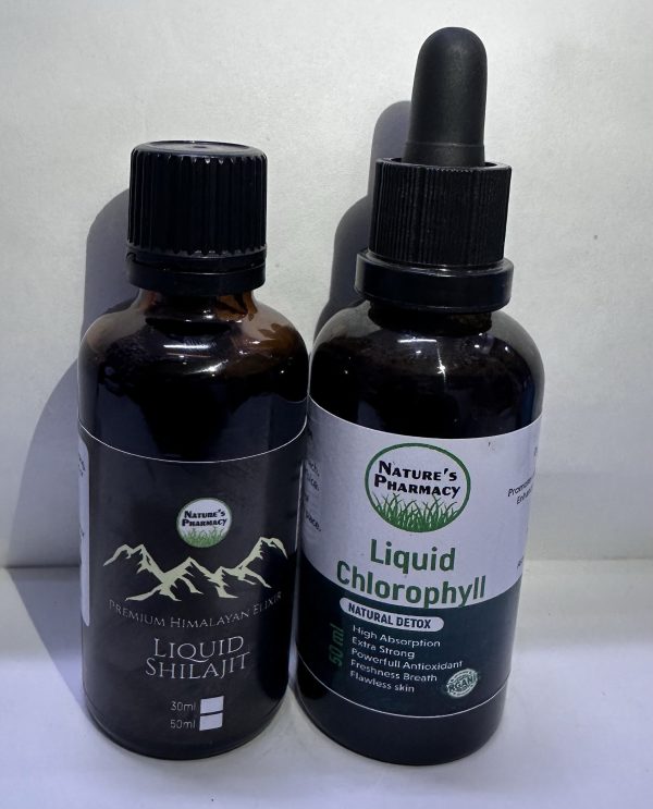 Liquid shilajit 50mls + Liquid chlorophyll 50mls  combo 50 - Image 3