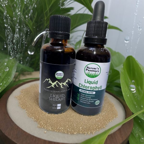 Liquid shilajit 50mls + Liquid chlorophyll 50mls  combo 50 - Image 2