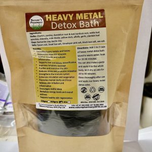 Heavy Metal detox and Alkalizing herbal bath