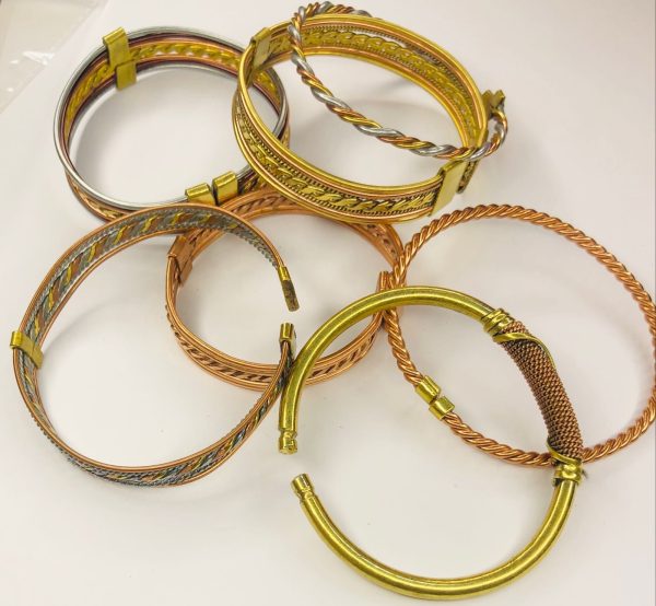 Copper brass silver hand crafted bracelets/bangles - Image 6