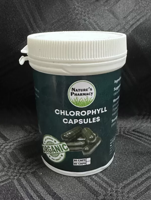 Chlorophyll capsules