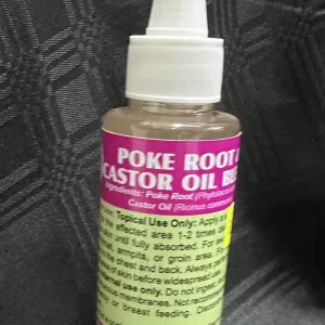 Poke root castor oil infusion