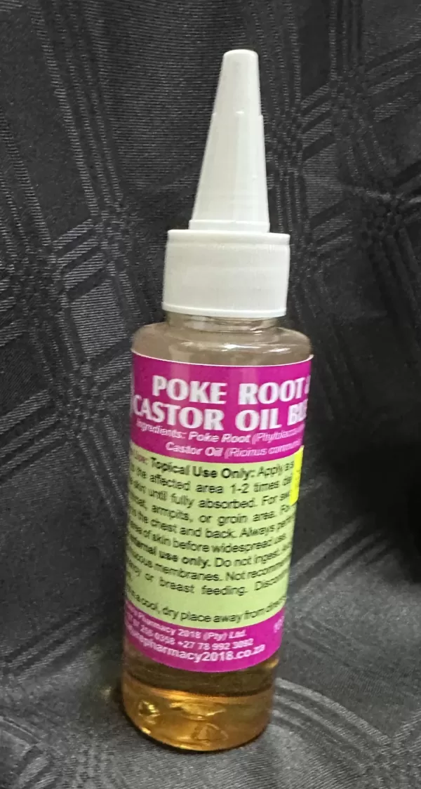 Poke root castor oil infusion