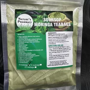 Soursop Moringa tea bags